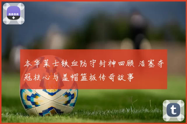 本华莱士铁血防守封神回顾 活塞夺冠核心与盖帽篮板传奇故事